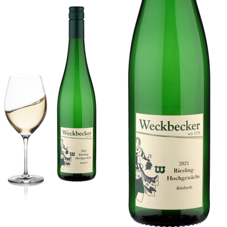 2022 Riesling-Hochgewchs vom Feuerstein Mdener Funkenberg feinherb von Weingut Weckbecker - Weiwein