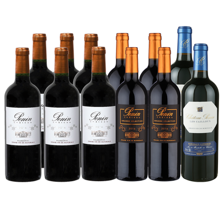 12 Flaschen Bordeaux-Superieur Entdecker Paket von Chteau Penin - Rotwein