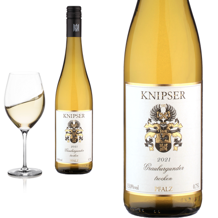 2021 Grauburgunder Pfalz  trocken von Weingut Knipser - Weiwein