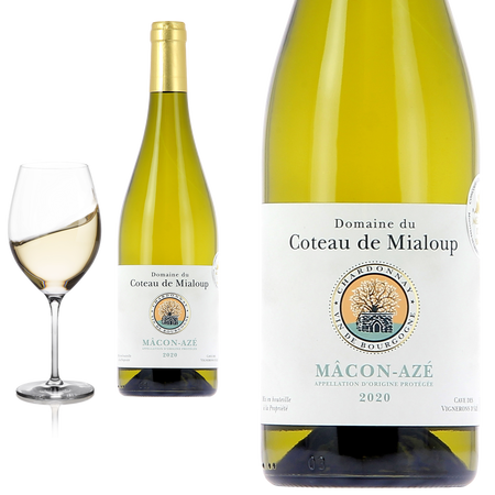 2020 Macon Az Chardonnay Domaine du Coteau de Mialoup - Weiwein