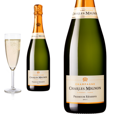 Champagne PREMIUM RESERVE Blanc Brut von Charles Mignon