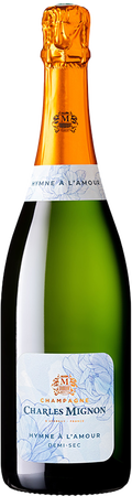 Champagne LHYMNE A LAMOUR Blanc DEMI-SEC von Charles Mignon