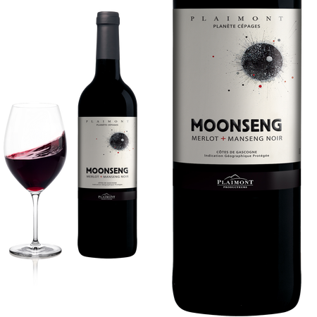 2023 Moonseng rouge Cotes de Cascogne von Plaimont - Rotwein
