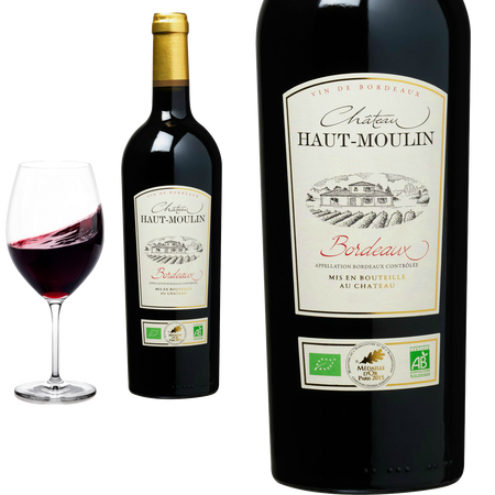 2021 Bio BLAYE Ctes de Bordeaux von Chateau Haut Moulin - Rotwein