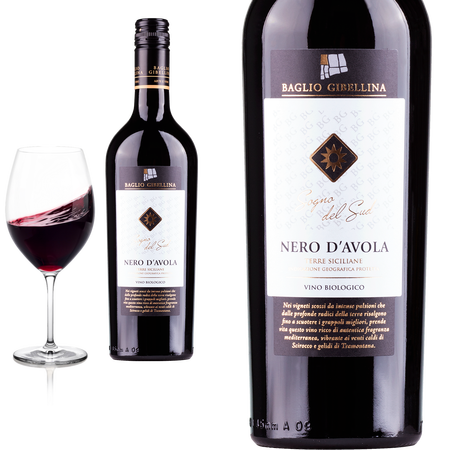 2024 Bio Nero DAvola von Baglio Gibellina - Rotwein
