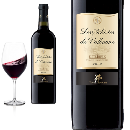 2022 Collioure Les Schistes de VALBONNE Terres des Templiers - Rotwein