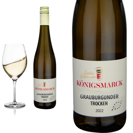 2024 Bio Grauburgunder trocken Rheinhessen von Editha Grfin von Knigsmarck - Weiwein