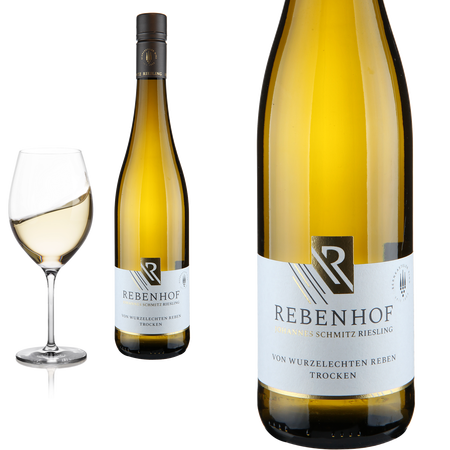 2024 Riesling trocken von WURZELECHTEN REBEN von Rebenhof Johannes Schmitz - Weiwein