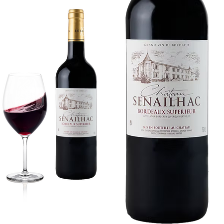 2019 Bordeaux Suprieur Chateau Senailhac   Rotwein