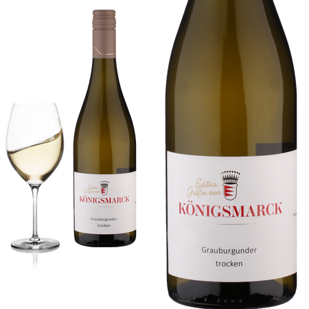 2025 Grauburgunder Pfalz trocken von Editha Grfin von Knigsmarck - Weiwein