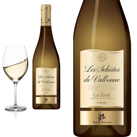 2024 Collioure blanc Les Schistes de Valbonne von Terres des Templiers Wei�wein