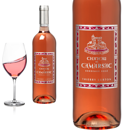 2023 Bordeaux ros� von Ch�teau de Camarsac - Rosewein