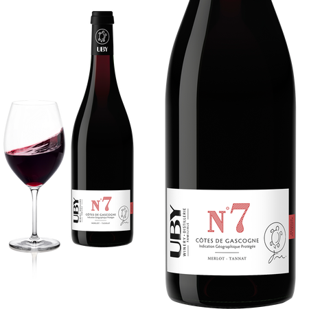 2024 Uby N�7 Merlot Tannat von Domaine dUby - Rotwein