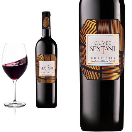 2023 Corbi�res rouge Cuv�e Sextant von Celliers dOrf�e - Ornaisons - Rotwein