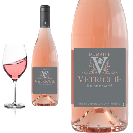 2025 Ile de Beaute ros� von Domaine Vetriccie  - Ros�wein