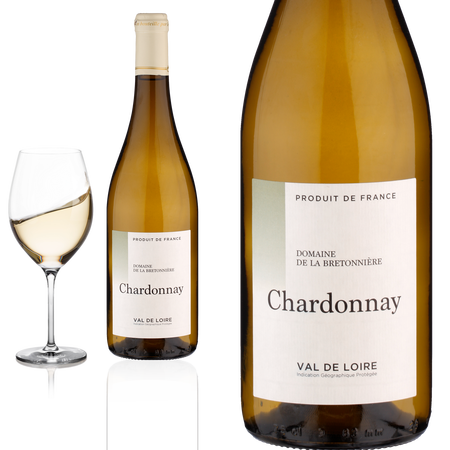 2025 CHARDONNAY Val de Loire trocken von Domaine de la Bretonni�re - Wei�wein