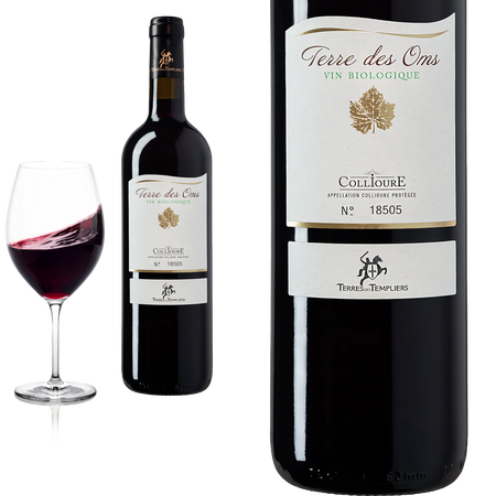 2021 Bio Collioure Terres des Oms vonTerres des Templiers - Rotwein
