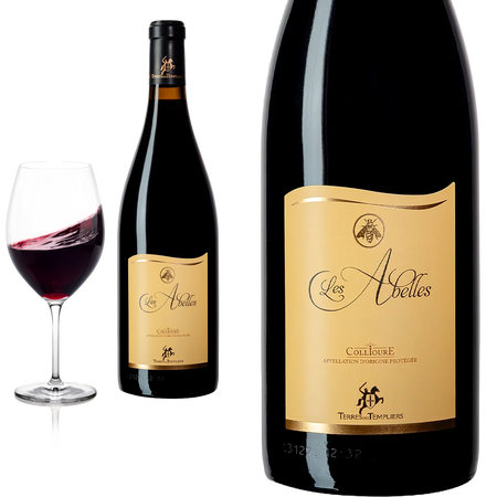 2022 Collioure LES ABELLES von Terres des Templiers - Rotwein