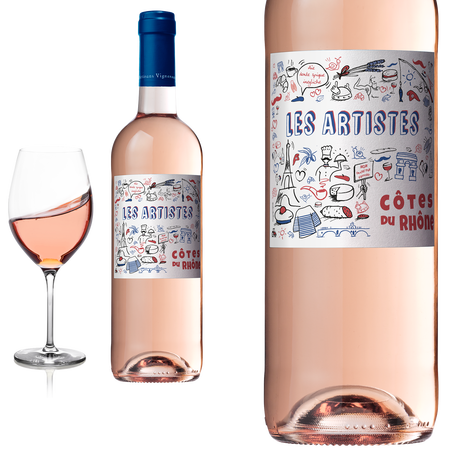 2025 C�tes du Rh�ne Ros� Legende des Toques von Rhonea - Ros�wein