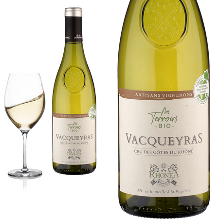 2025 Bio Vacqueyras blanc Nos Terroirs von Rhon�a - Weisswein