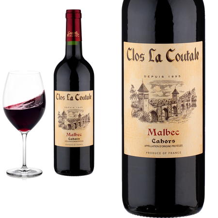 2024 Bio Cahors von Clos la Coutale Malbec - Rotwein