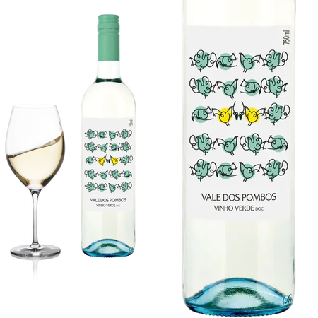 2025 Vinho Verde Branco Vale dos Pombos von Quinta da Lixa - Weisswein