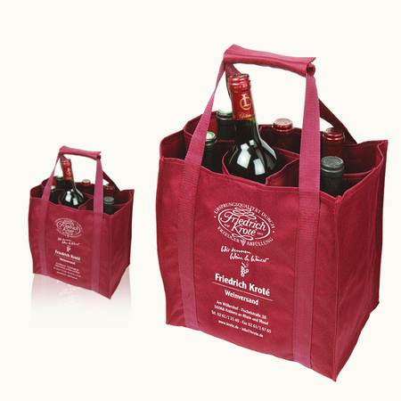 6 Fl.  stabile Tragetasche