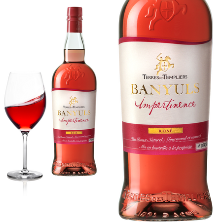 Banyuls Ros� Impertinence lieblich Terres des Templiers - Ros�wein