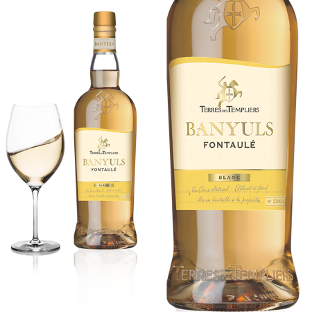 Banyuls Blanc Fontaulé halbtrocken Terres des Templiers - Weißwein