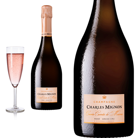 Champagne GRAND CRU ROS Brut Comte de Marne von Charles Mignon