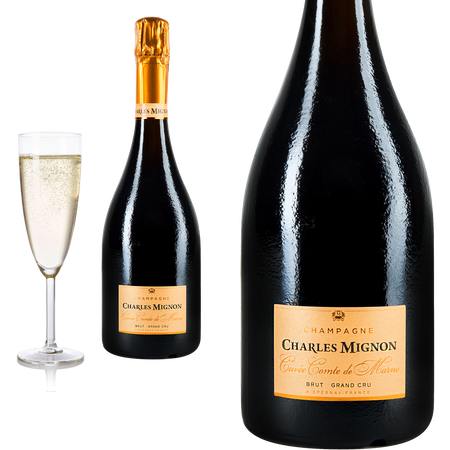 Champagne GRAND CRU Blanc Brut Comte de Marne von Charles Mignon