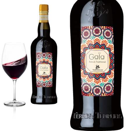 Banyuls Cuve Gaia Terres des Templiers Rotwein