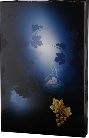 Geschenk -berreichkarton Mystik fr drei Flaschen  0,75...