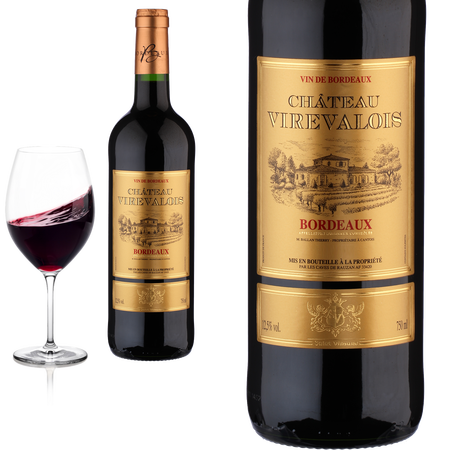 2019 Bordeaux von Château Virevalois - Rotwein