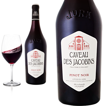 2018 Pinot Noir Cotes de Jura Caveau des Jacobins  - Rotwein