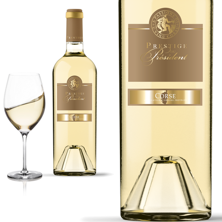 2021 Corse blanc von Prestige du Pr�sident  - Wei�wein