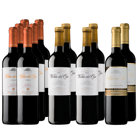 12 Fl. Sparpaket Rioja Rotwein