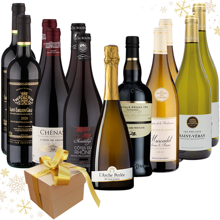 12 Flaschen  WINE & DINE - Paket - Frankreich