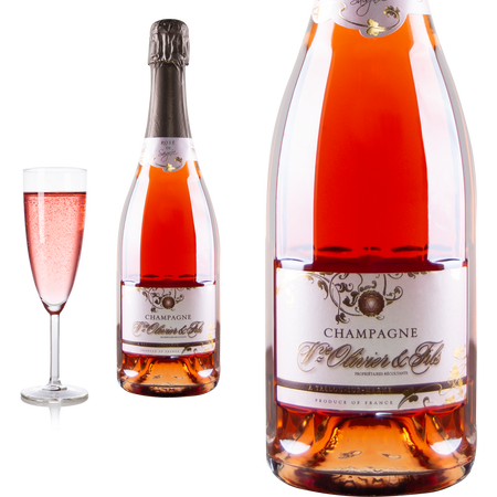 Champagne Rosé Saignee Veuve Olivier & Fils Perle de Saignee Brut