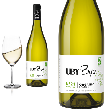 2022 BIO Uby N° 21 Blanc Sec von Domaine dUby - Weißwein