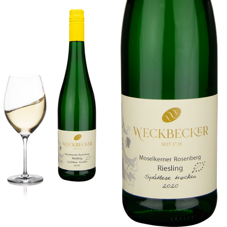 2022 Bio Riesling Mosel trocken von Weingut Weckbecker - Weißwein