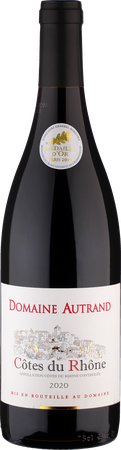 2020 Côtes du Rhône von Domaine Autrand - Rotwein