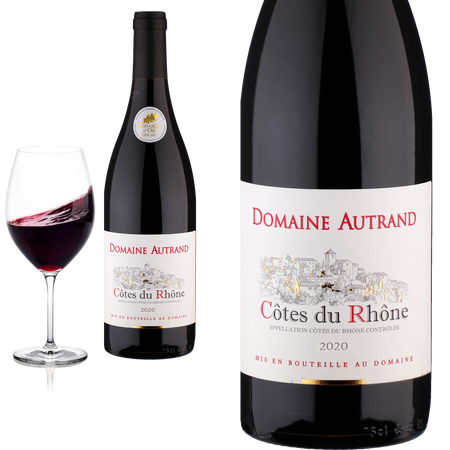 2020 Côtes du Rhône von Domaine Autrand - Rotwein