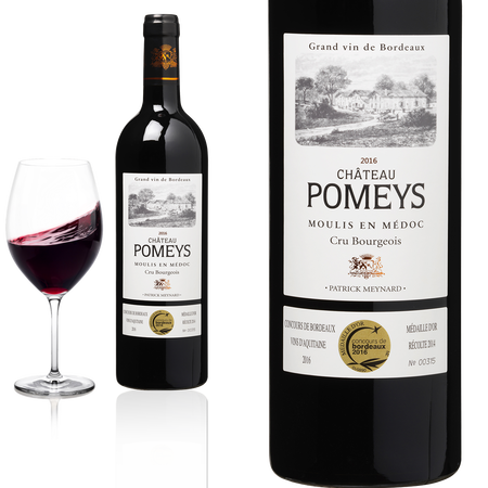 2018 Moulis Château Pomeys Cru Bourgeois Rotwein
