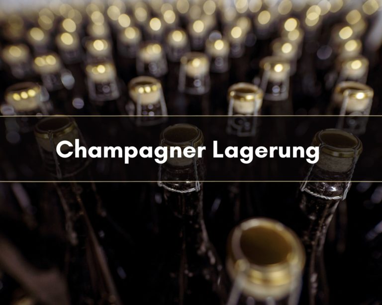 Champagner Lagerung